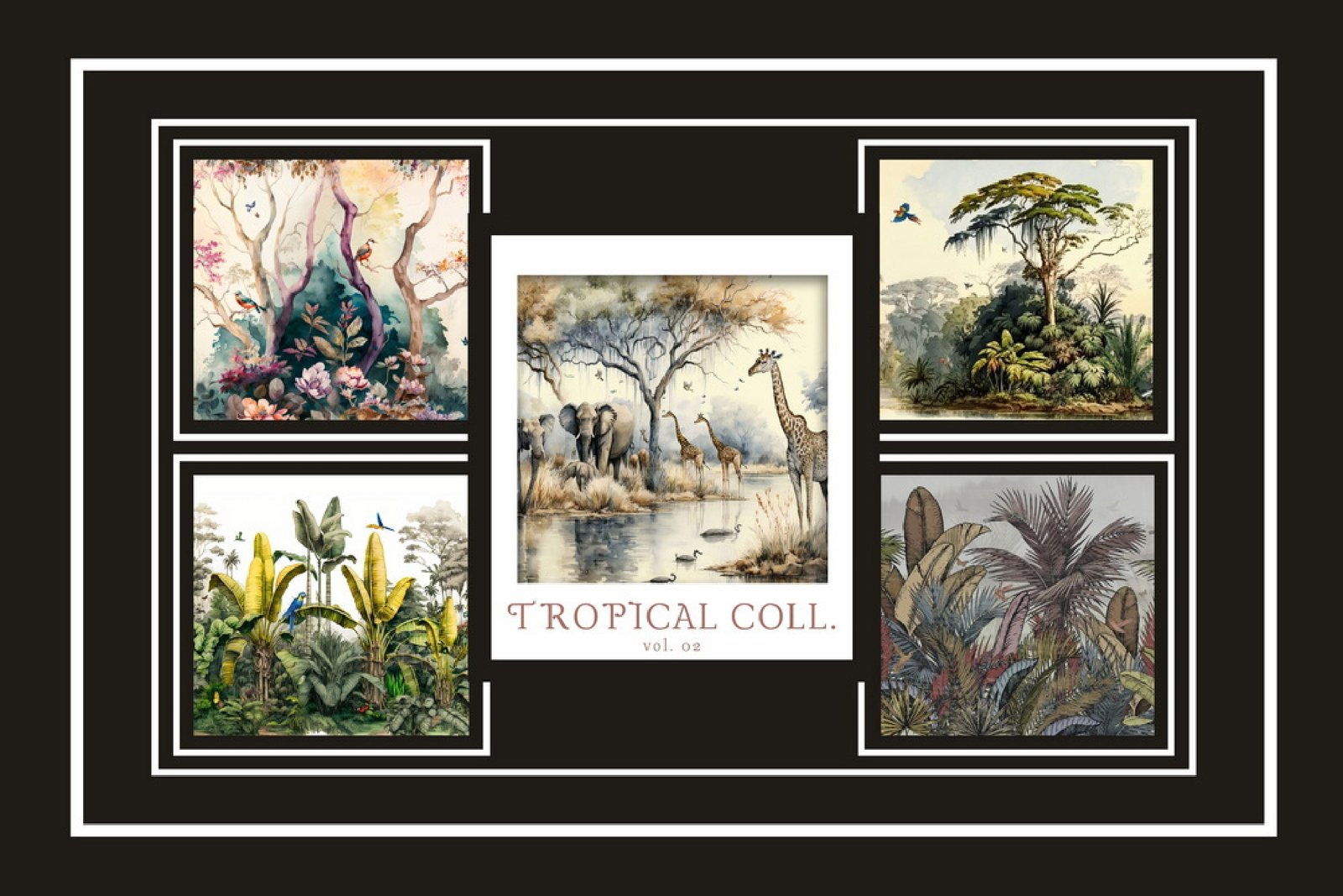 Tropical Designs 3 Wallpaper Collection
